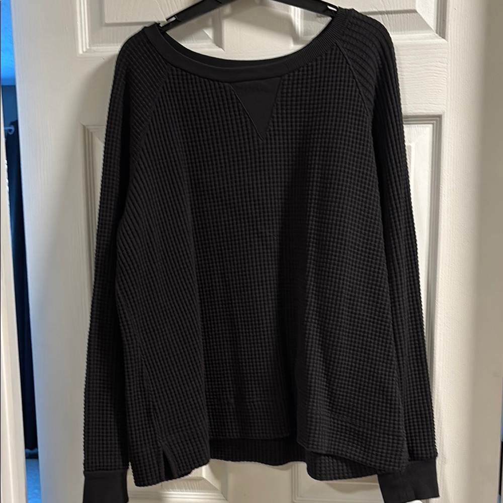 The North Face Black Waffle Knit Women's Sweater